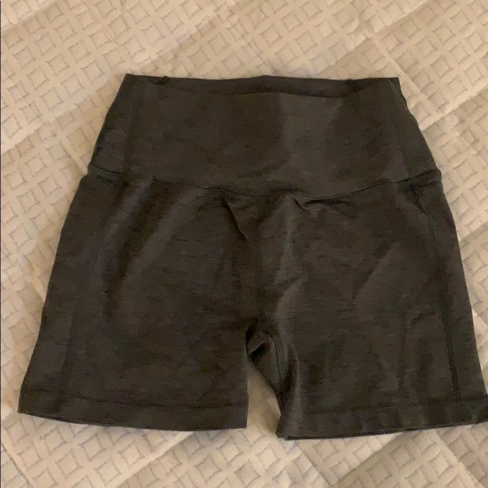 Dark gray gym shorts